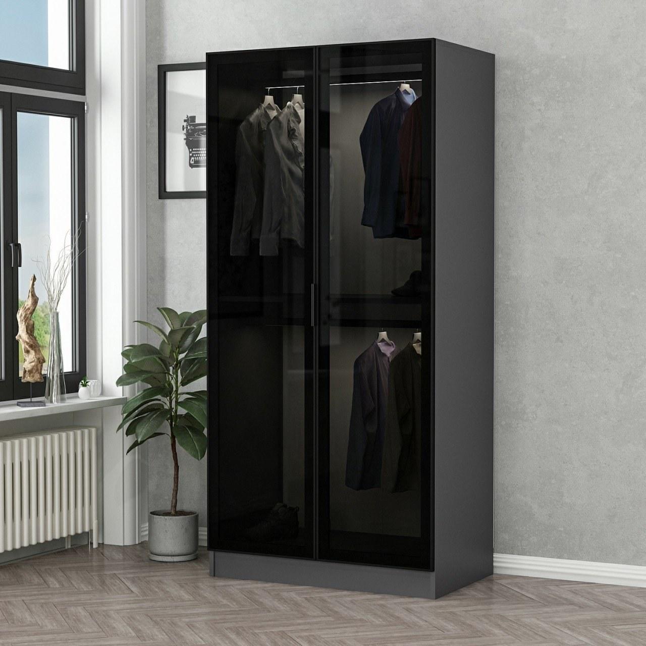 FUNZI LIVING Kalesglas antracit - 210 Garderob