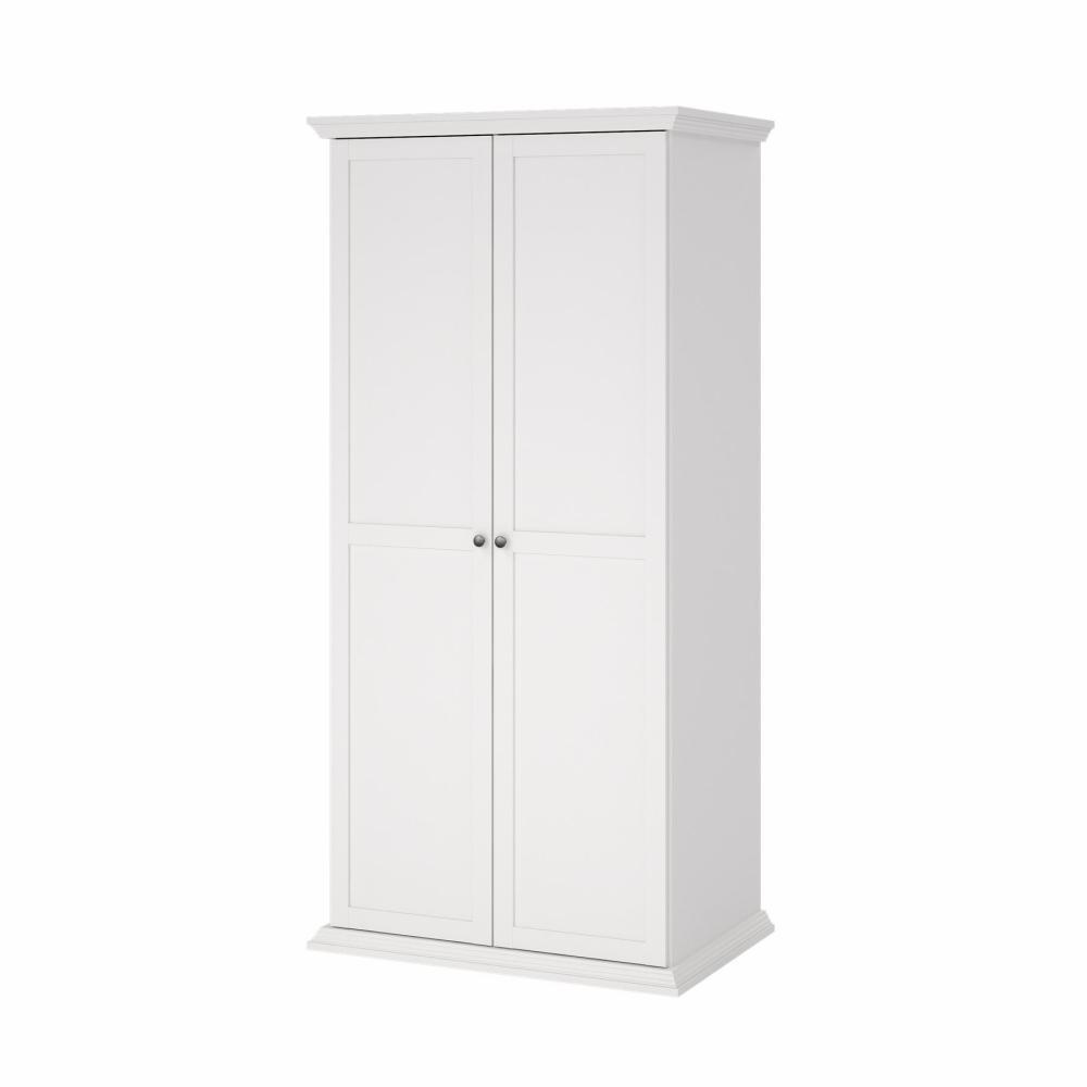 TWILUM North Garderob, Vit, 95,7 x 63,1 x 200 cm