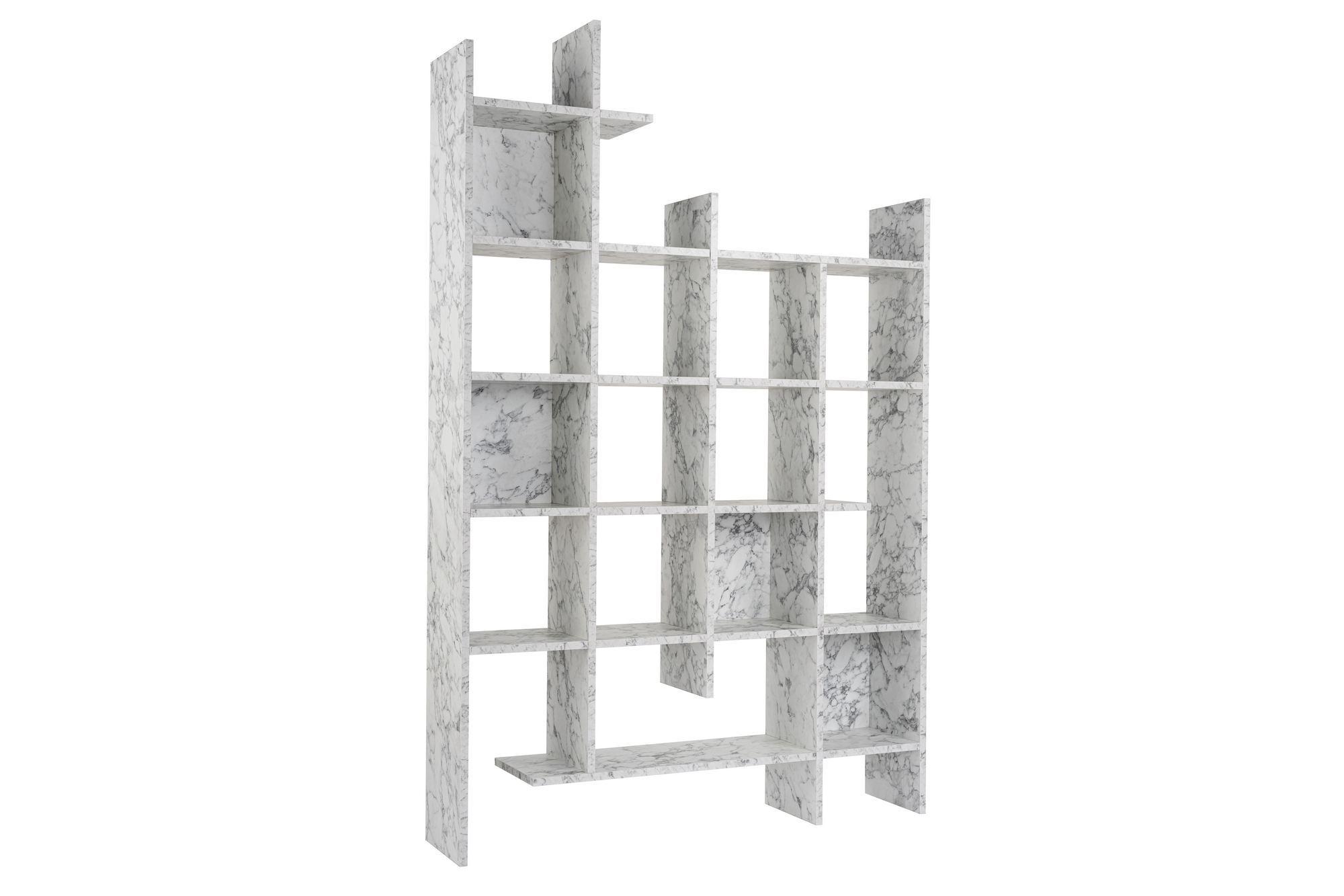 FUNZI LIVING Manco bokhylla - Carrara marmor melamin