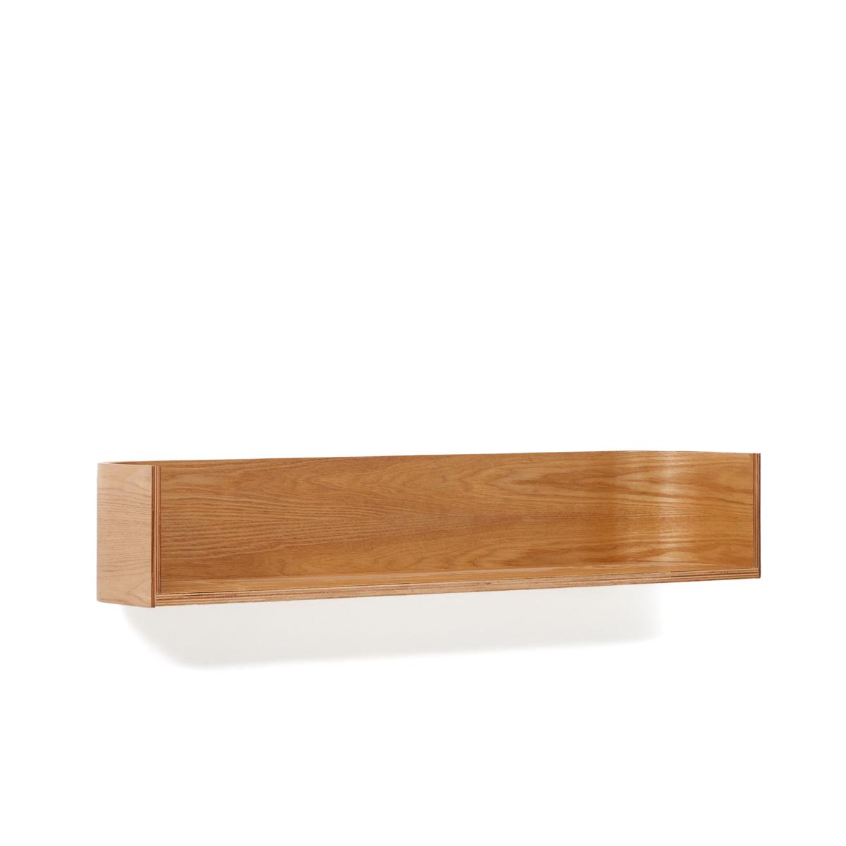 KAVE HOME Octavia vägghylla, rektangulär - brun askplywood (90x20)