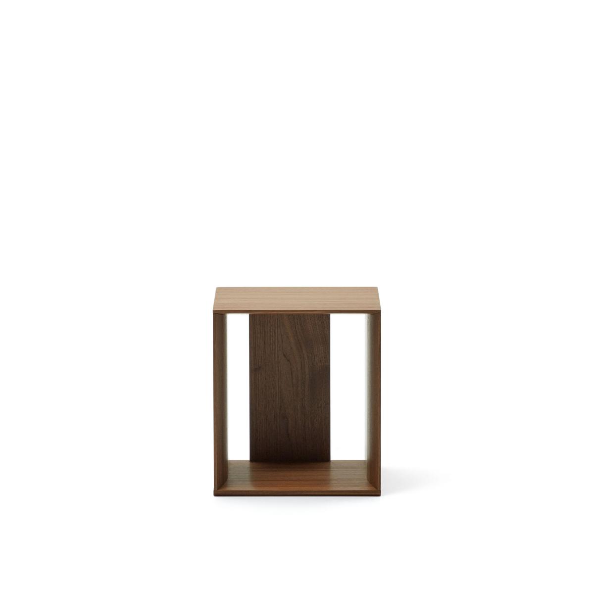 KAVE HOME Litto liten hyllmodul, rektangulär - brun valnötsfinish (34x38)