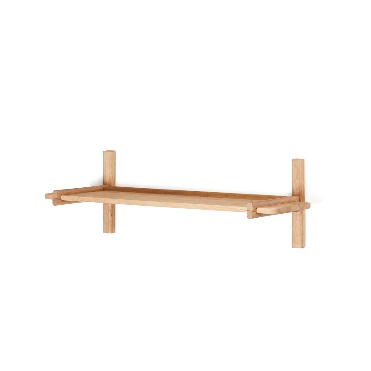 KAVE HOME Sitra modulär hyllenhet, med 1 massiv ekhylla - naturfärgad ek (90cm)