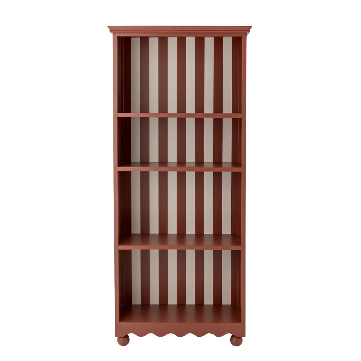 BLOOMINGVILLE Sasha skåp, rött, MDF (L66xH151,5xB32 cm)