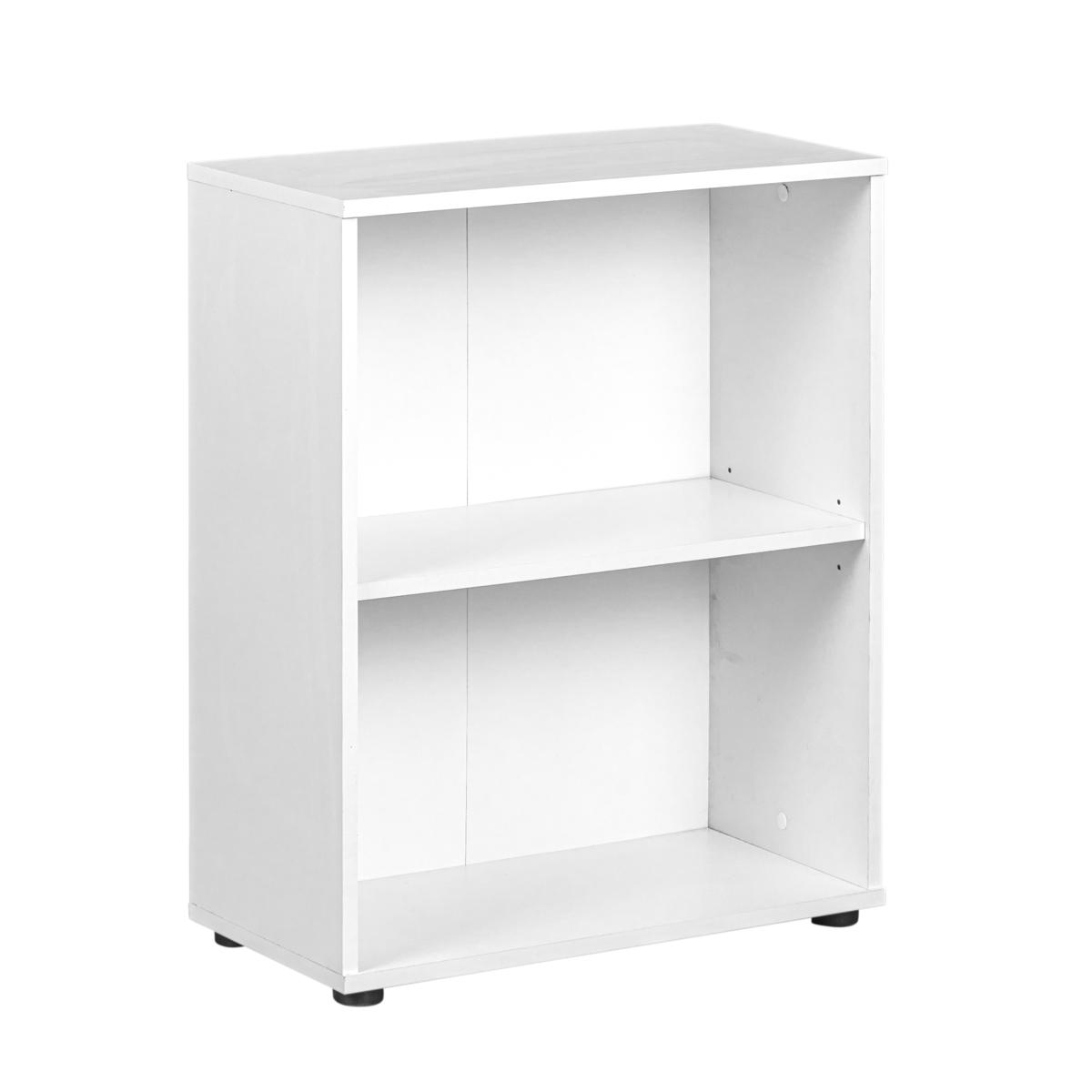 NORDIC LIVING COLLECTION Arco 1 bokhylla, med 1 hyllplan - vit melamin