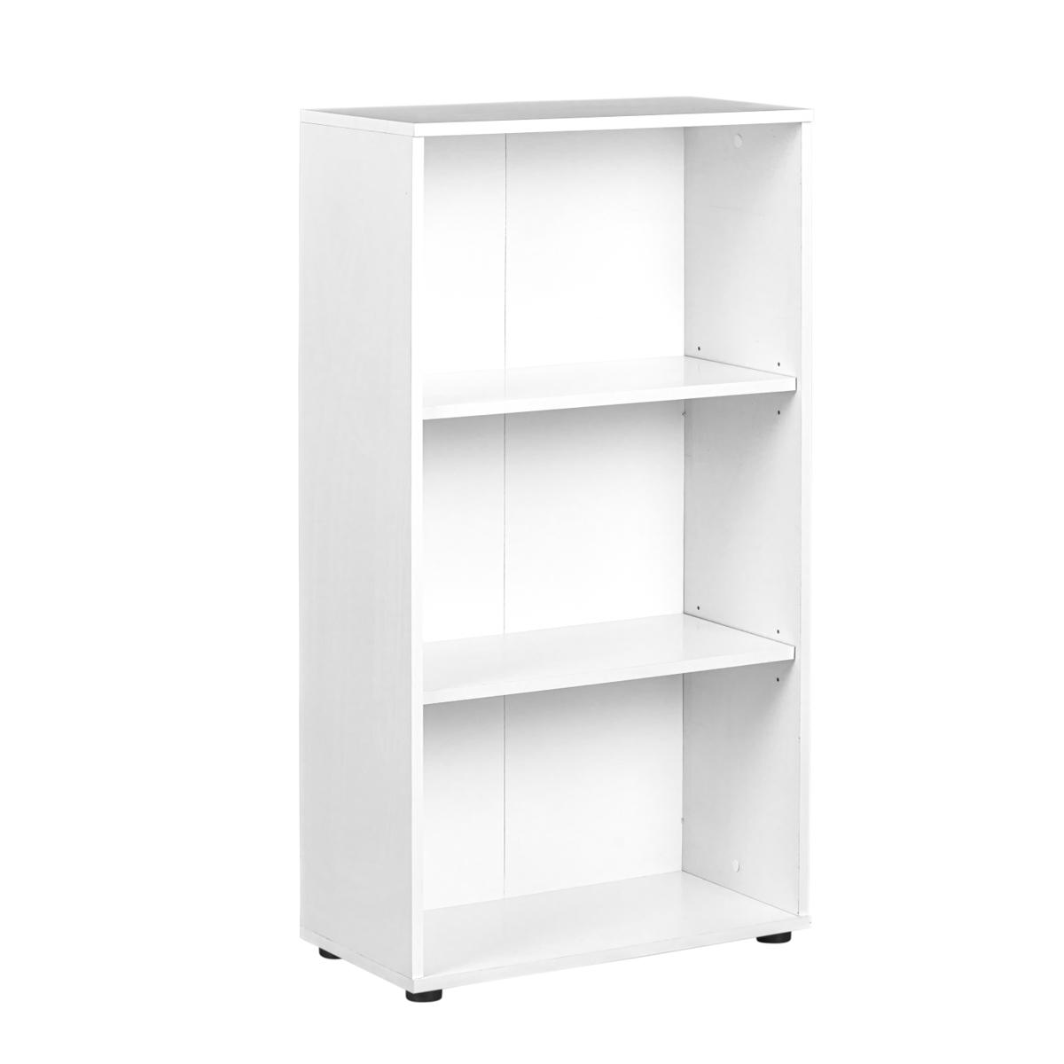 NORDIC LIVING COLLECTION Arco 2 bokhylla, med 2 hyllor - vit melamin