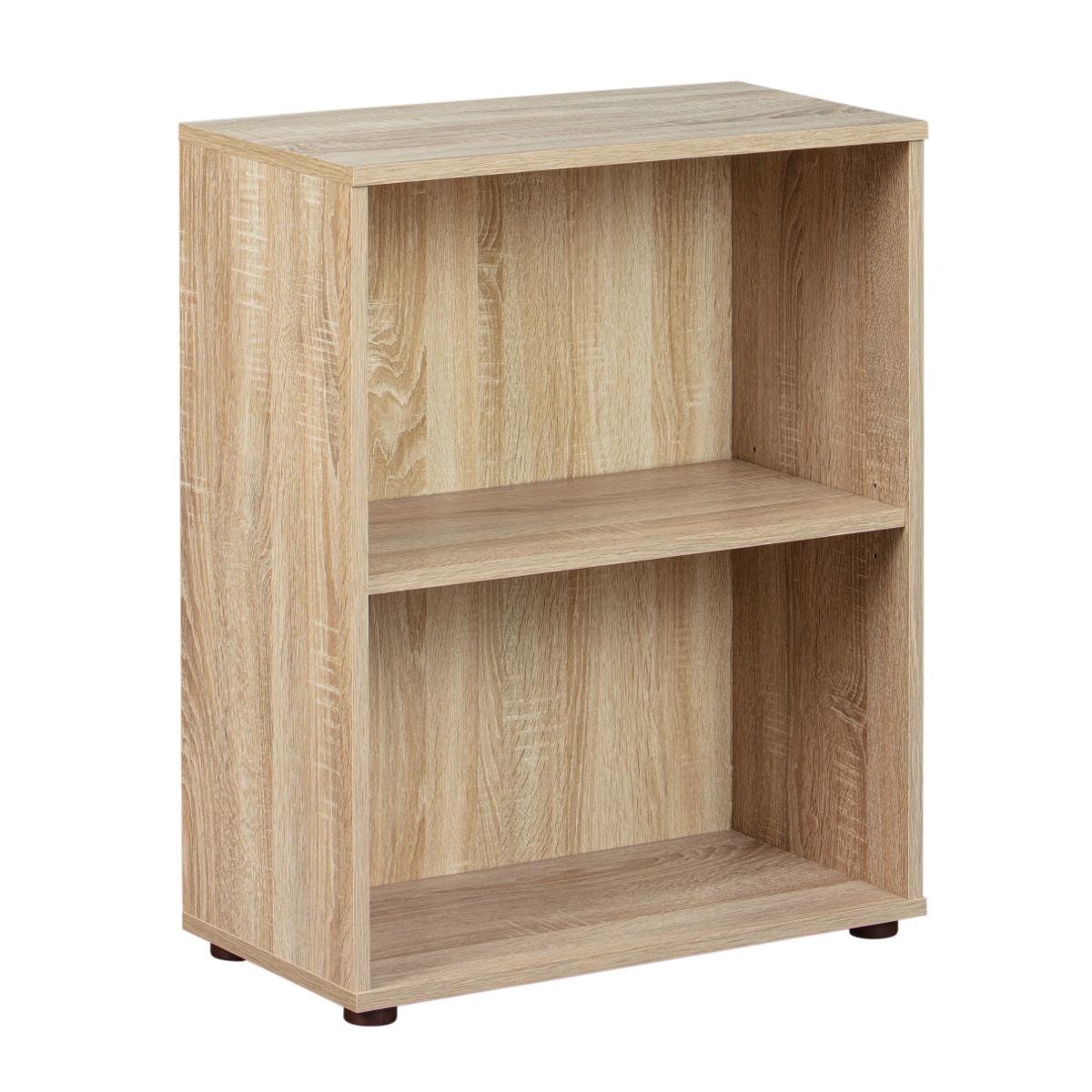 NORDIC LIVING KOLLEKTION Parini 1 2F hyllenhet med 1 hyllplan - naturlig Sonoma ekfinish och melamin