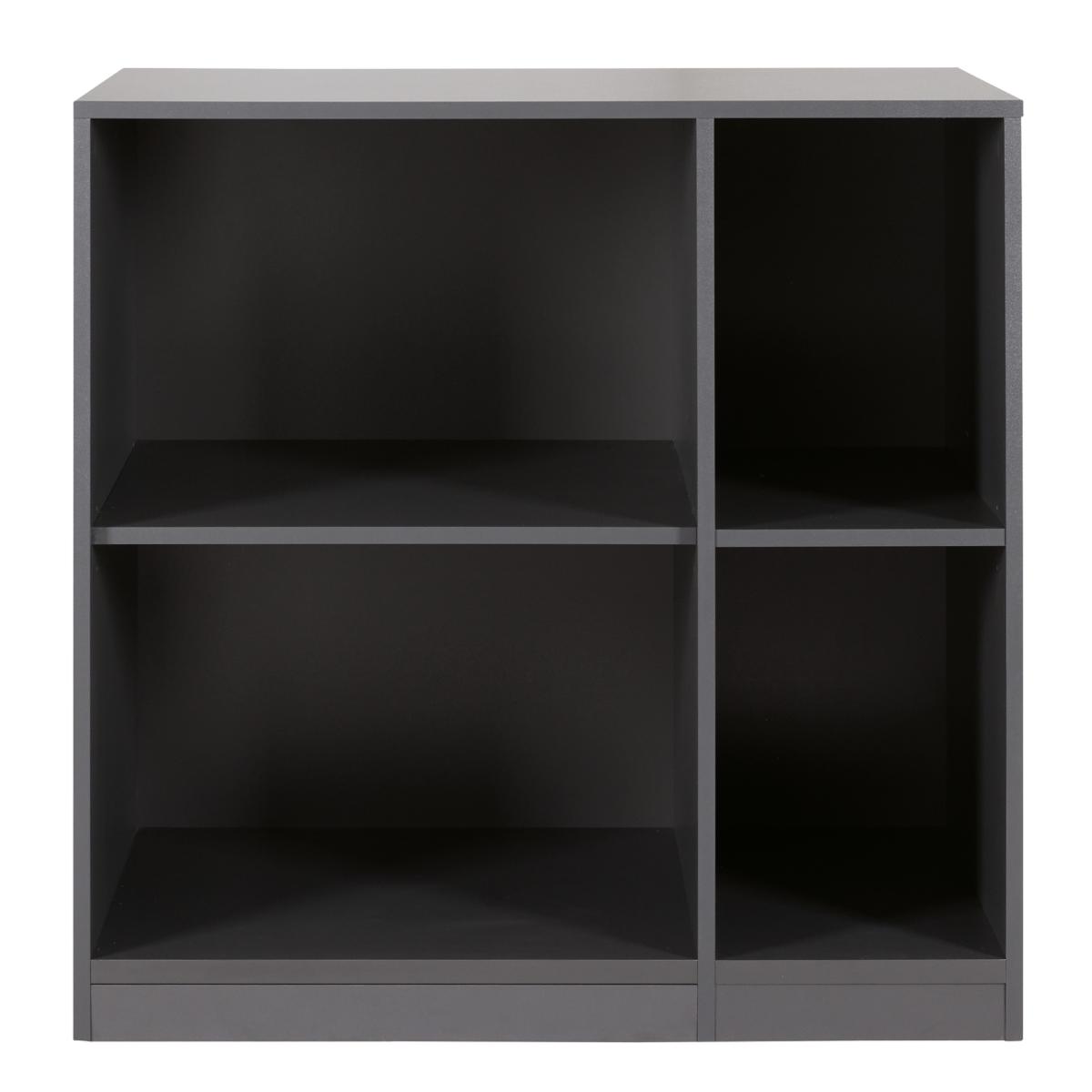 Lifestyle Studio Flow skåp för grovkök/tvättmaskin, med 2 hyllplan - antracitgrå melamin