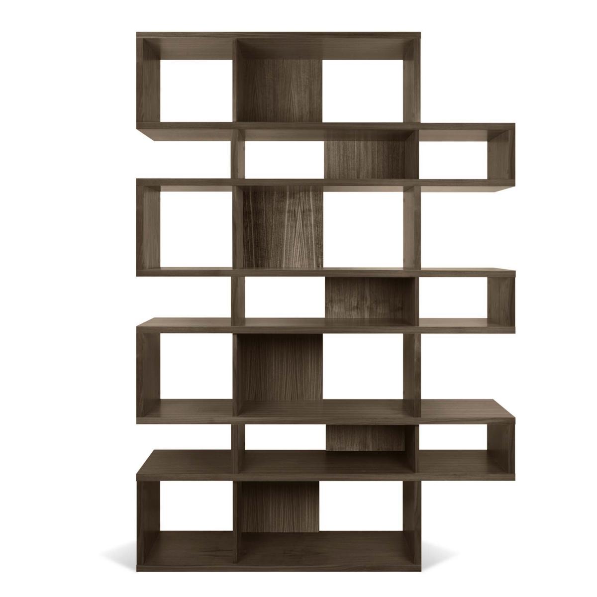 TEMAHOME London Bokhylla 003 - Valnöt - 156x220 cm