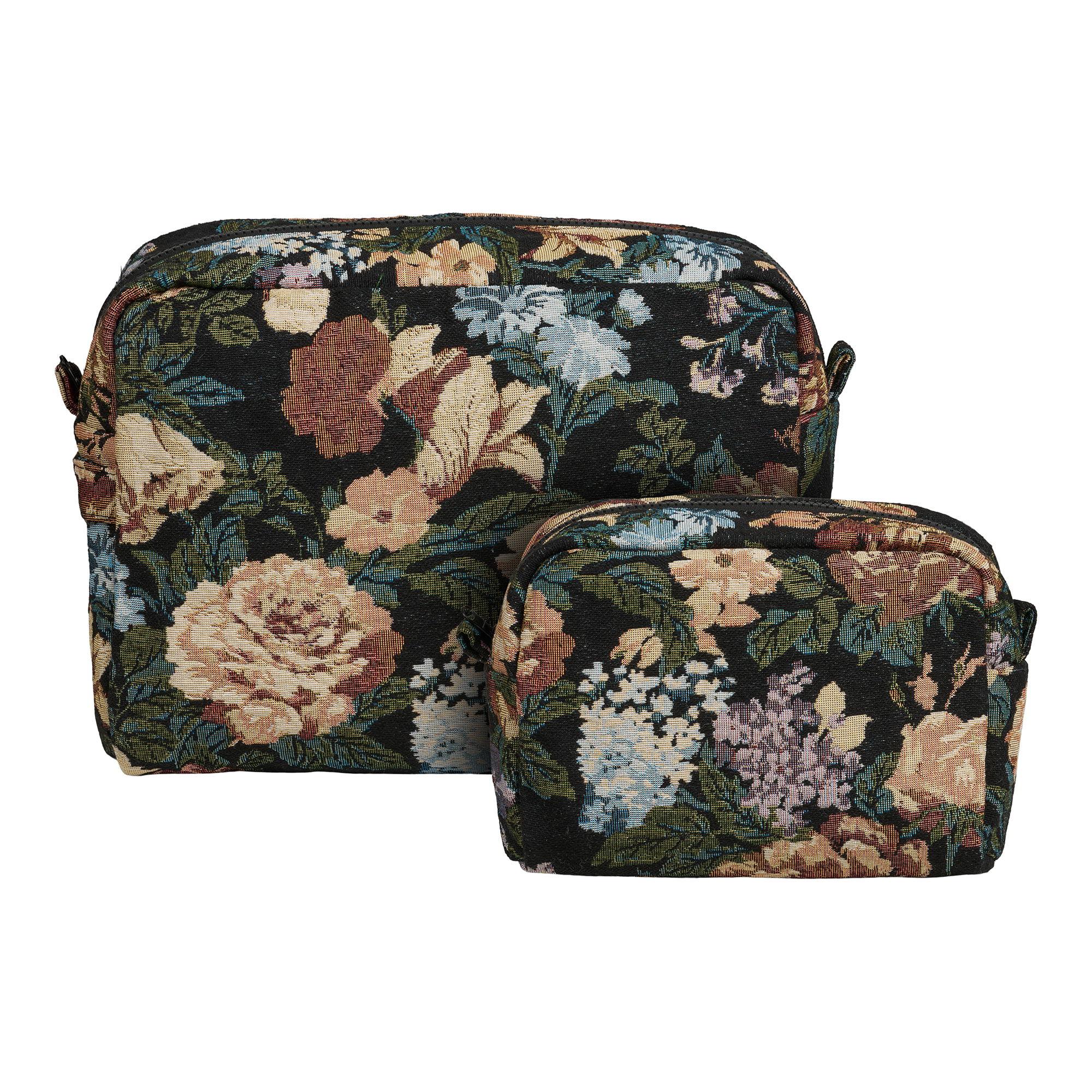 HOUSE NORDIC Zoe necessär - svart blandad polyester (set om 2)