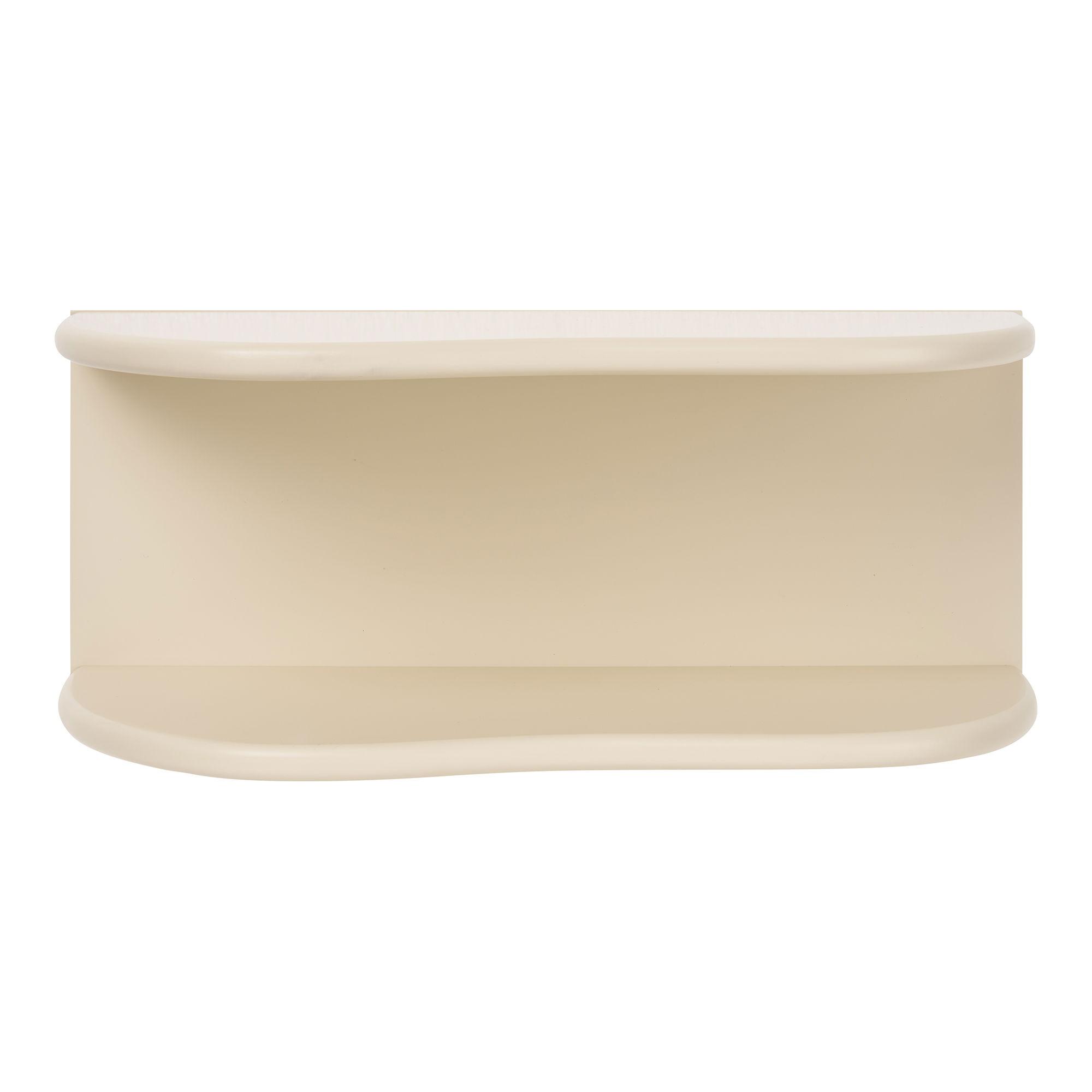 HOUSE NORDIC Vägghylla Botta, med 2 hyllplan, rektangulär - beige MDF