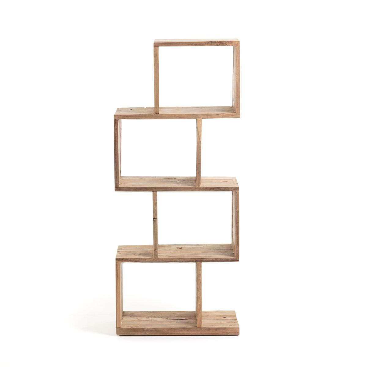 KAVE HOME Arundel Bokhylla, med 4 Fack - Återvunnen Teak (55 x 132 cm)