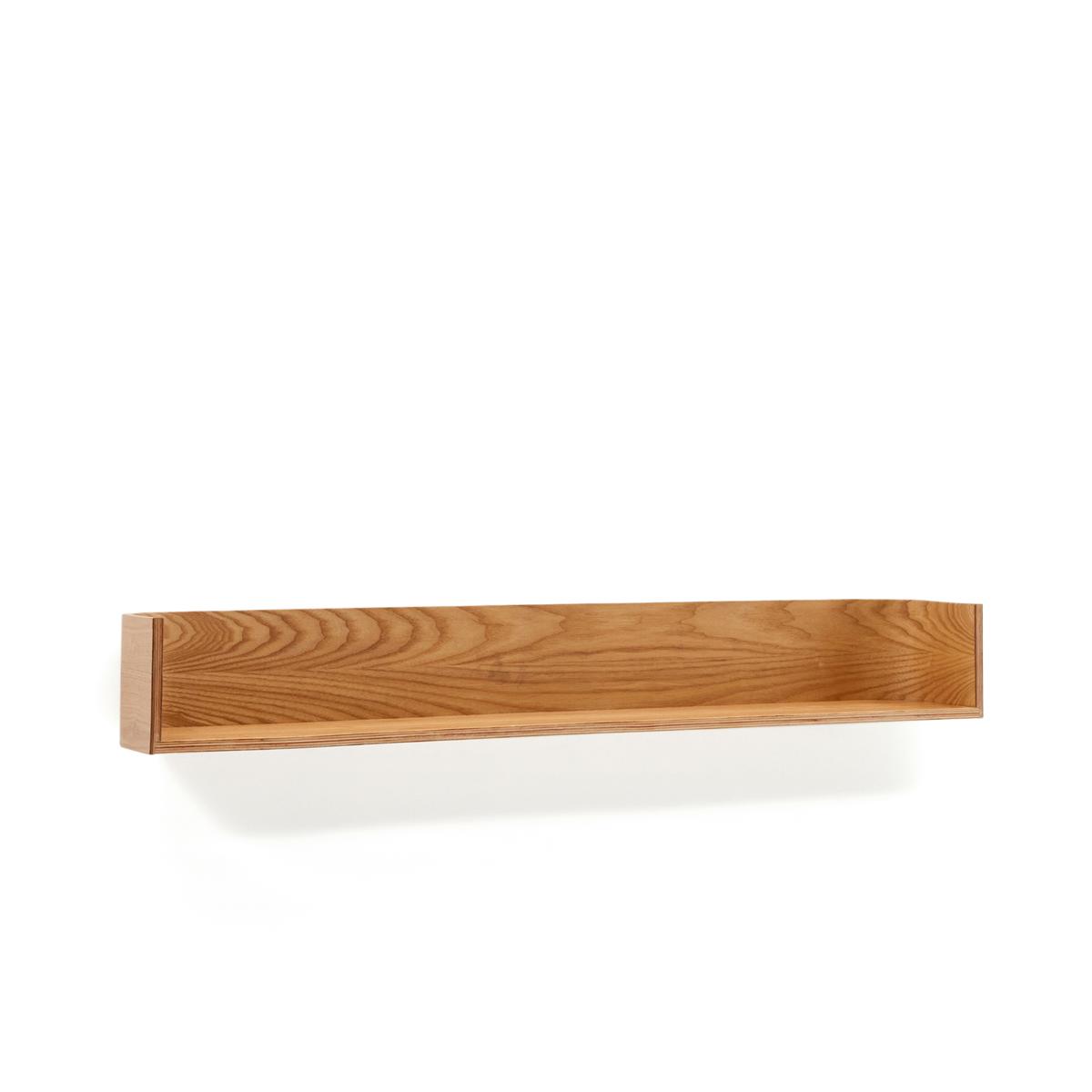 KAVE HOME Octavia vägghylla, rektangulär - brun askplywood (120x20)
