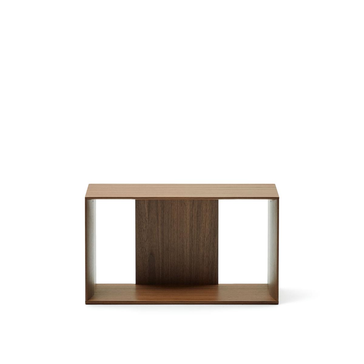 KAVE HOME Litto mellanstor hyllmodul i valnötsfinish, 67 x 38 cm