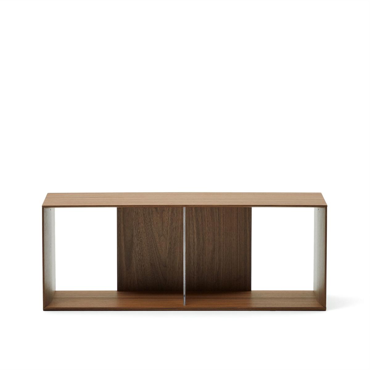 KAVE HOME Litto stor hyllmodul i valnötsfinish, 101 x 38 cm