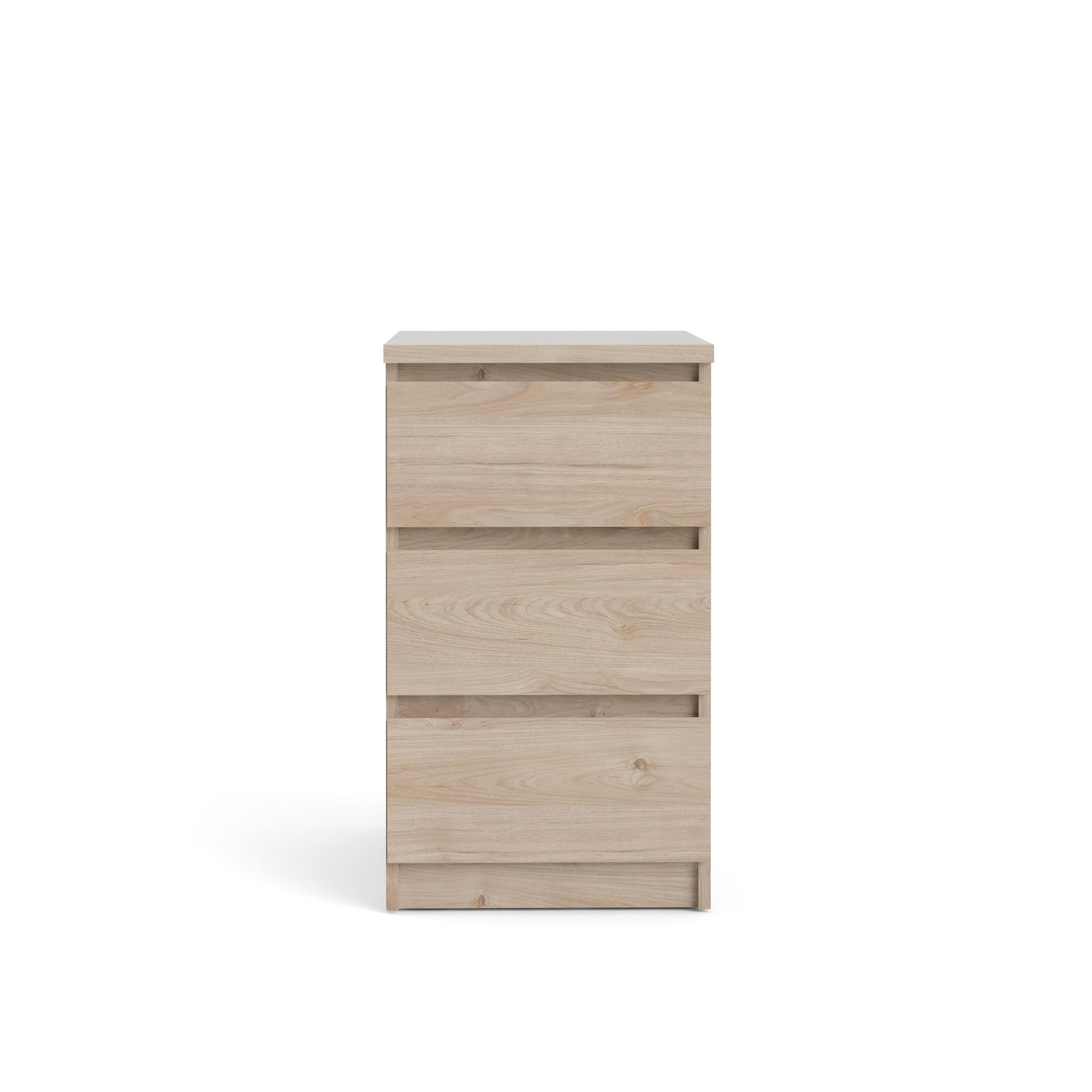 TVILUM Naia Kommode, m. 3 lådor - Jackson Hickory naturspånskiva