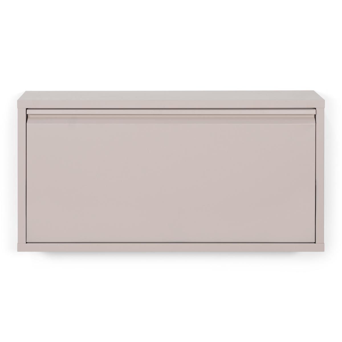 Kopi af SPINDER DESIGN Billy 1 skoskåp, w. 1 dörr - rektangulär - taupe stål (75x37,5)