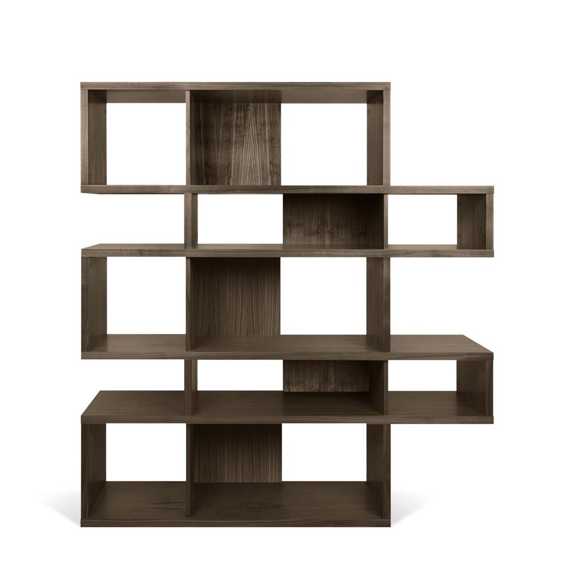 TEMAHOME London Bokhylla 002 - Valnöt - 156x160 cm