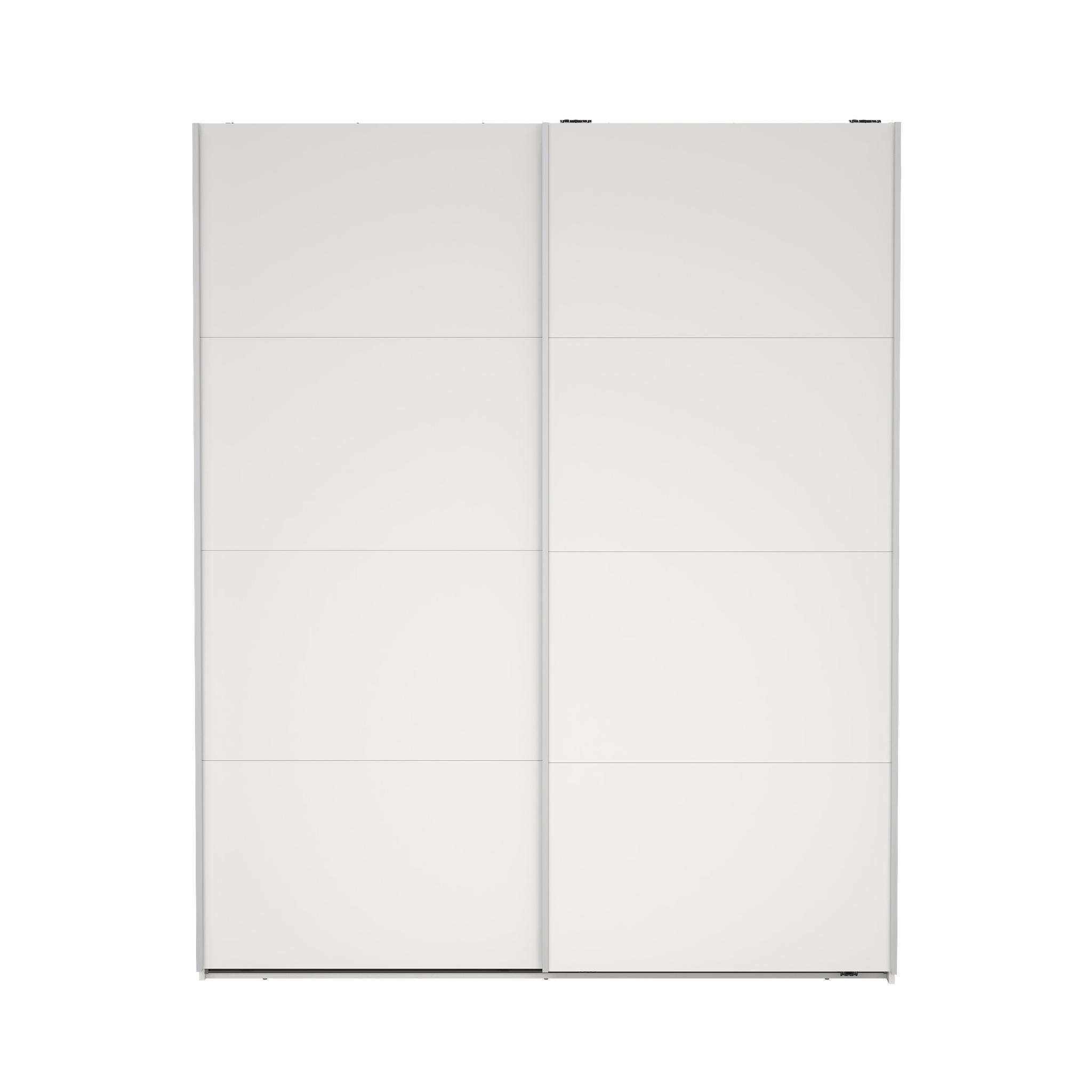 TVILUM Bergamo Garderob med 2 skjutdörrar 180 x 220 cm - Paket