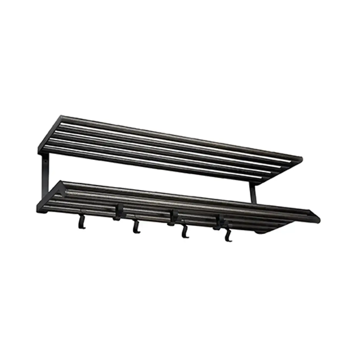 Essem Design, Tamburin hatthylla 100 cm Svartbetsad ek Svart