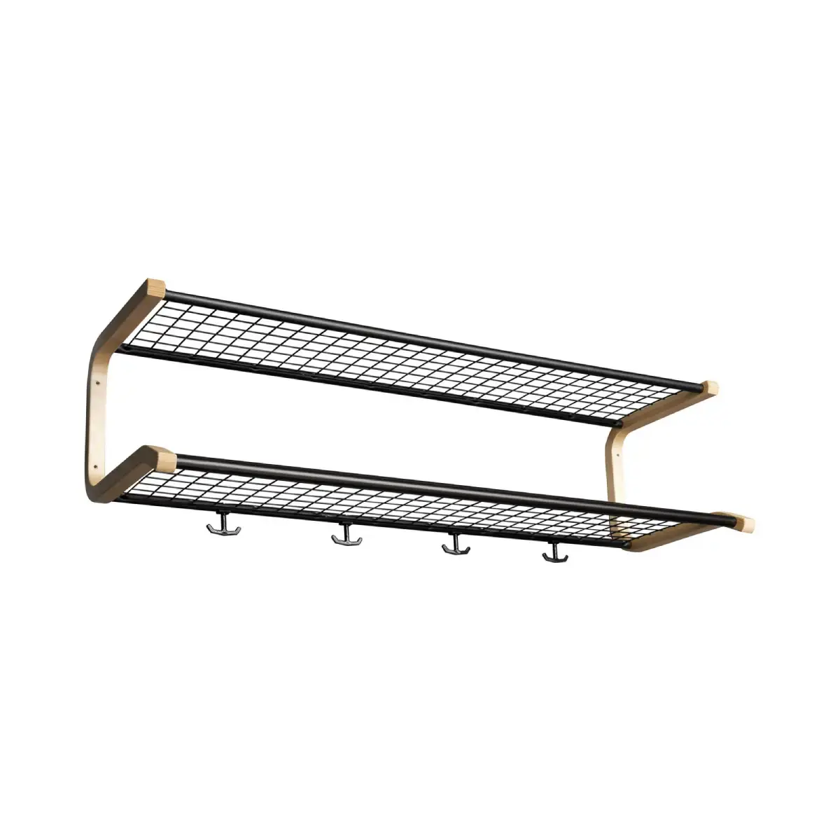 Essem Design, Anna hatthylla 120 cm Svart Ek