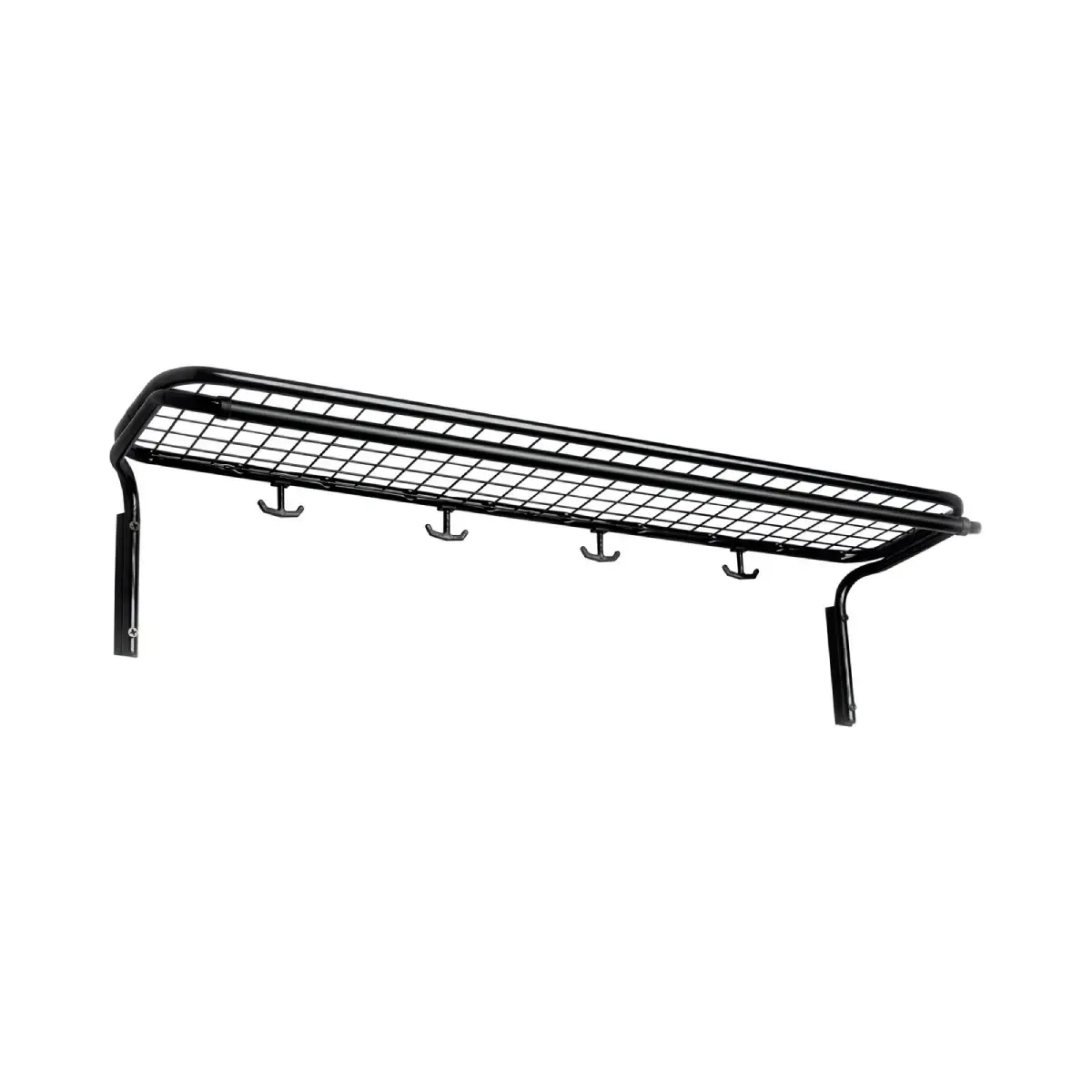 Essem Design, Classic hatthylla enkel 100 cm Svart Krom
