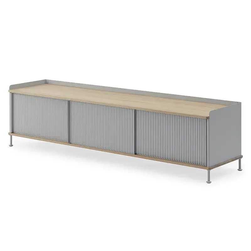 Muuto, Enfold Sideboard 186 x 45 cm - Oiled oak Grey
