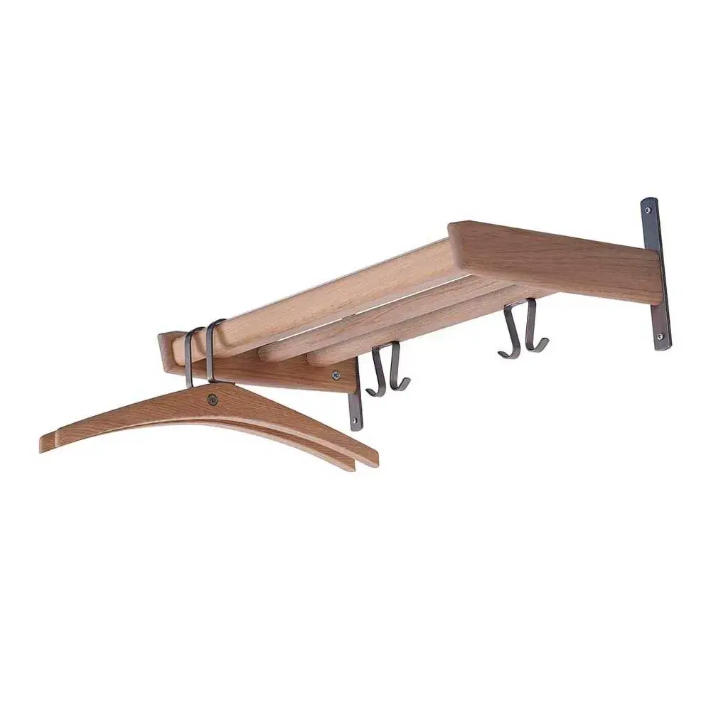 Oscarssons Möbel, Meja Hatthylla 59 cm Vitoljad Ek