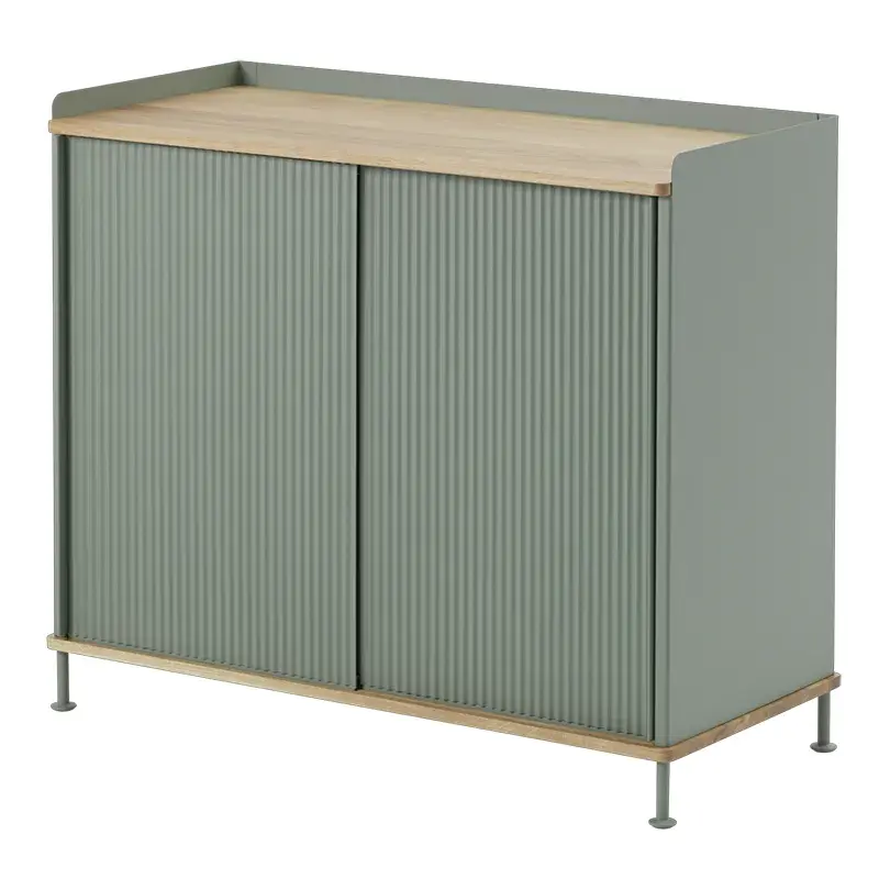 Muuto, Enfold Sideboard 100 x 45 cm - Oiled oak Dusty Green