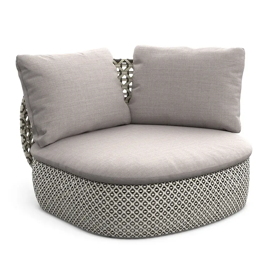 Dedon, MDEAR vänster modul DGD pepper bold 0113 pepper touch 0238