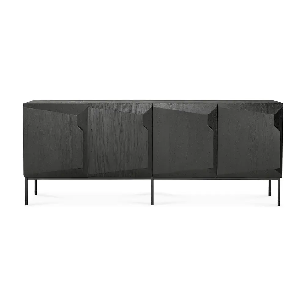 Ethnicraft, Stairs Skänk 46x200 cm Svart ek