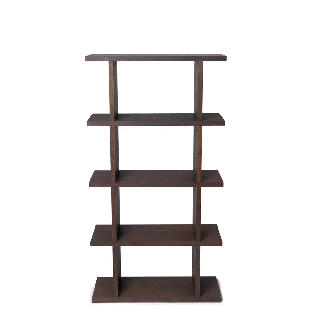 Ferm Living, Kona Bokhylla 1x4 - Mörkbetsad ek