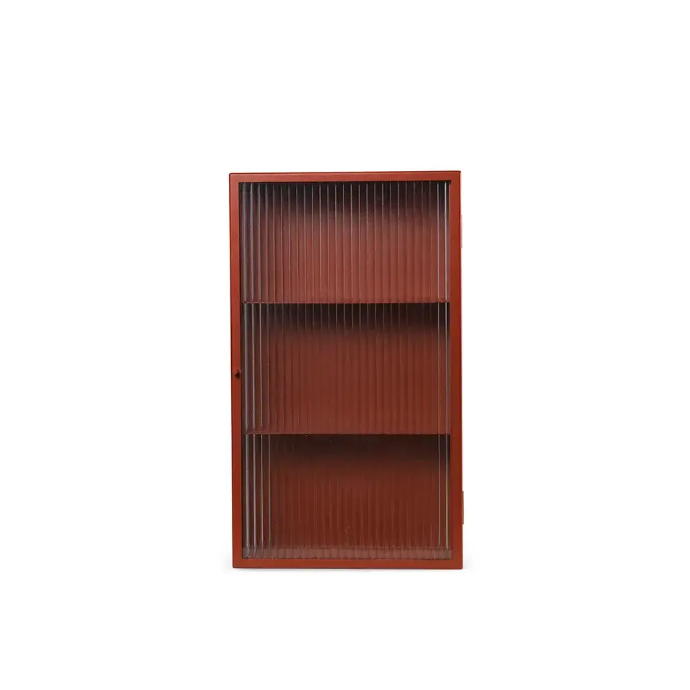 Ferm Living, Badrumsskåp Haze Oxide Red