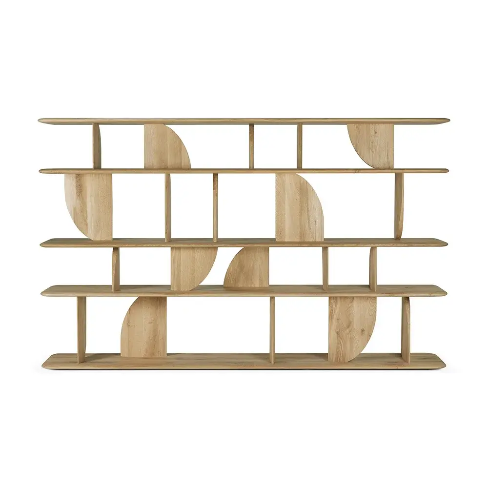 Ethnicraft, Geometric Hylla Ek 210x35x130 cm