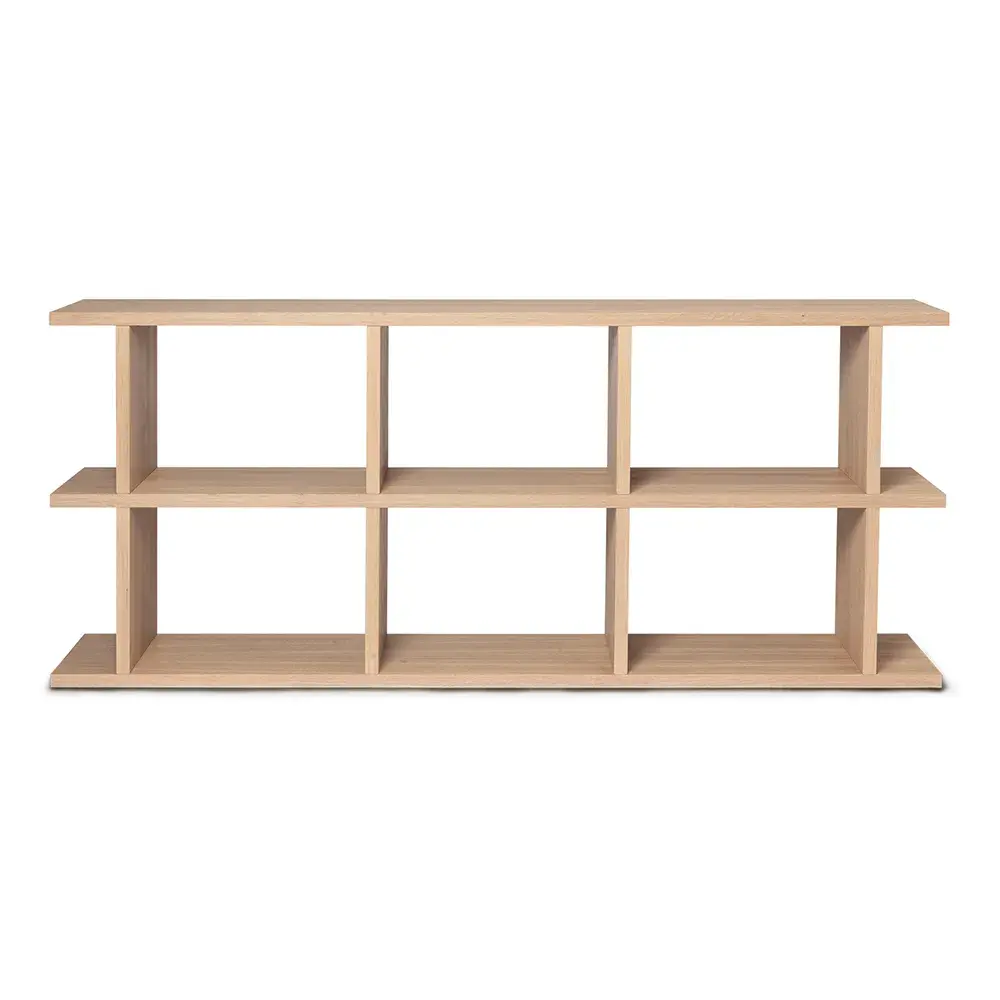 Ferm Living, Kona Bokhylla 3x2 - Natural ek
