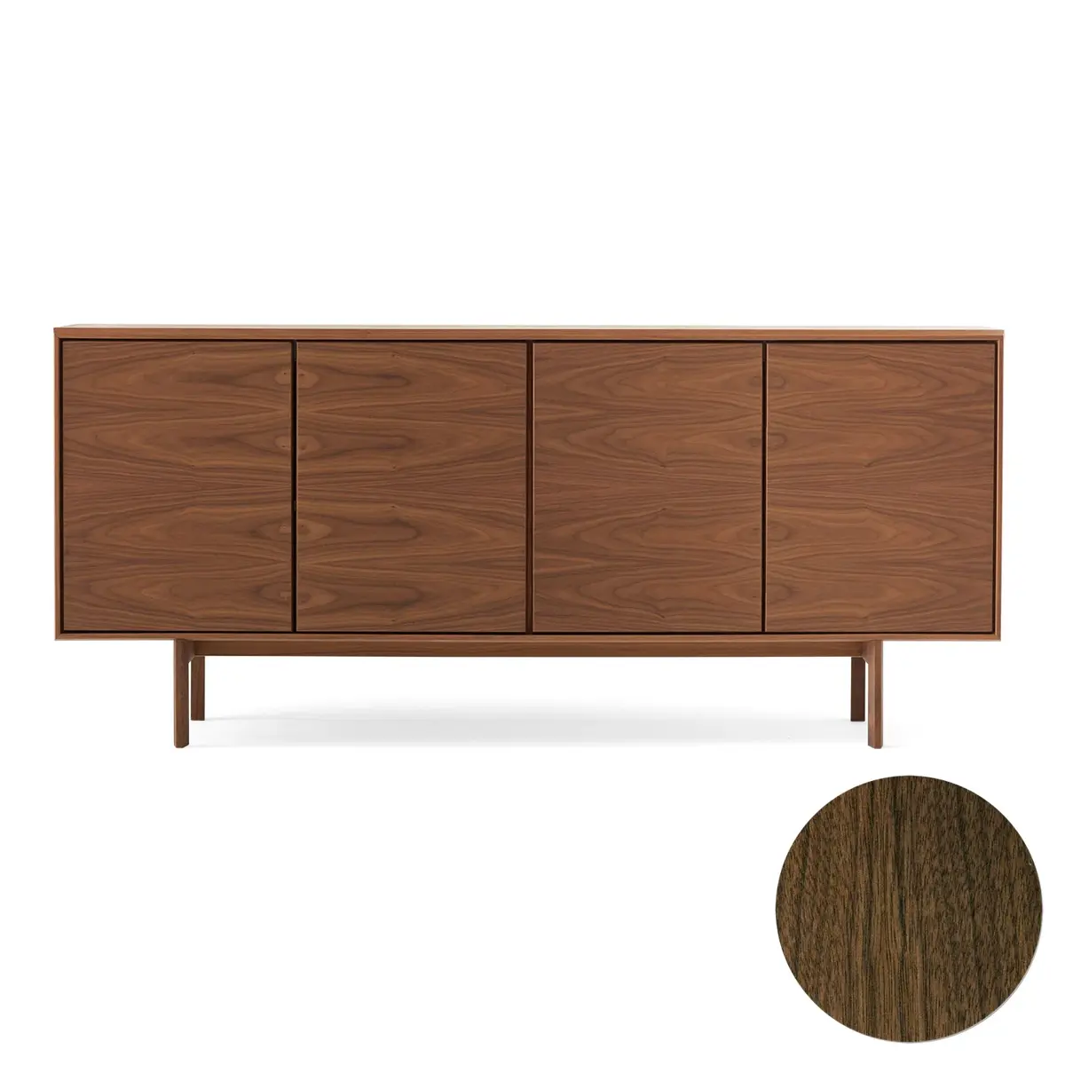 Skovby, Sm544 Skänk Valnöt Naturolja 190X43X85 Cm