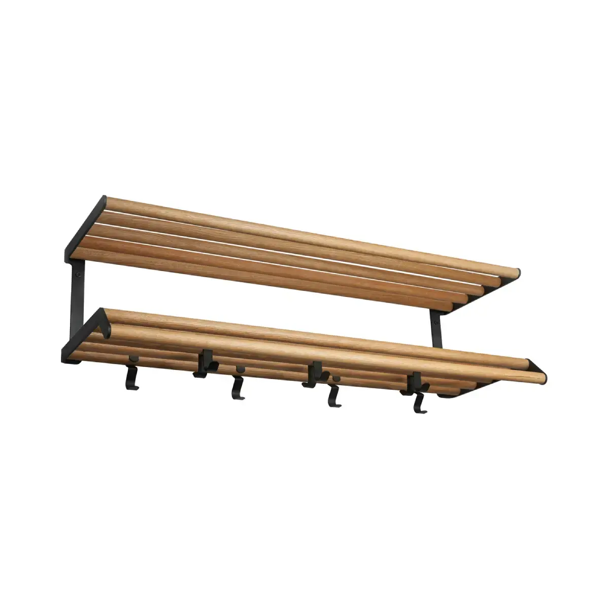 Essem Design, Tamburin hatthylla 100 cm Ek Svart