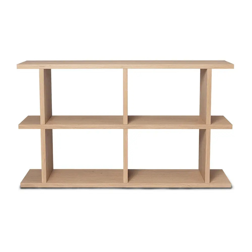 Ferm Living, Kona Bokhylla 2x2 - Natural ek