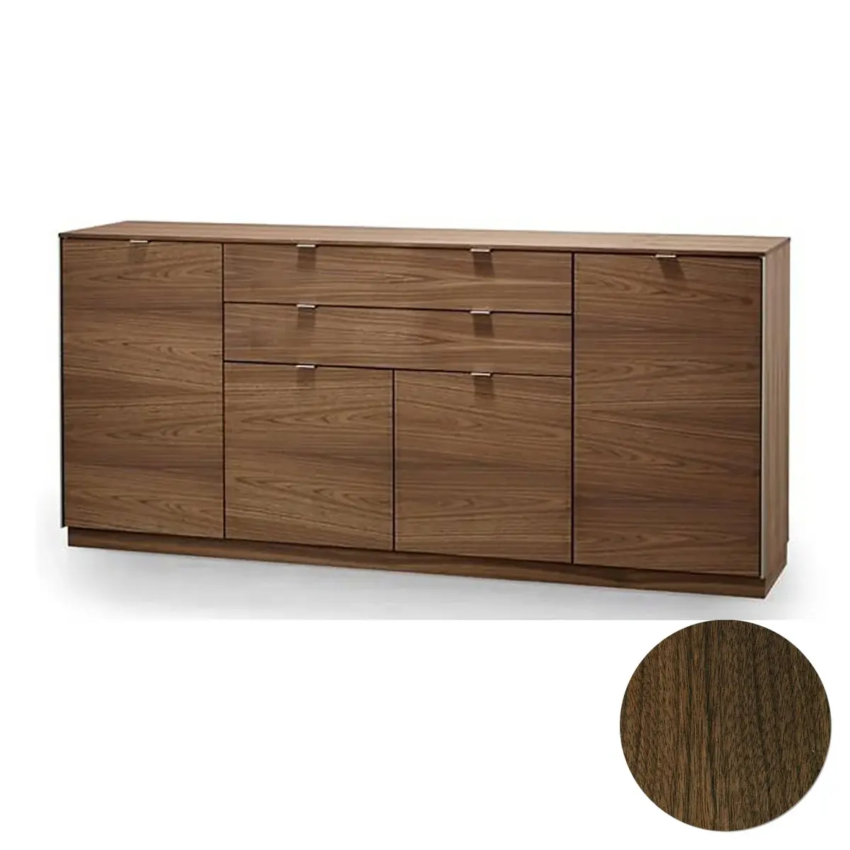 Skovby, Sm942 Skänk Valnöt Lack 194X44X88Cm