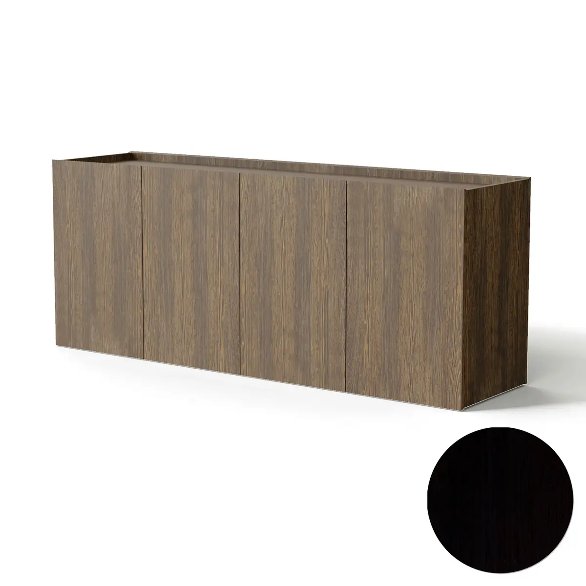 Skovby, Sm404 Skänk Svart Ek Lack 169X43X68Cm