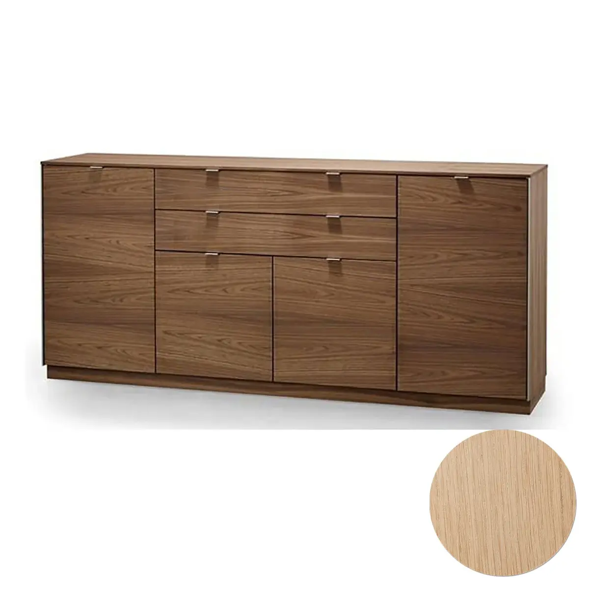 Skovby, Sm942 Skänk Ek Såpa 194X44X88Cm
